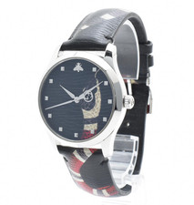 GUCCI G-Timeless Snake Bee 126.4 YA1264007A Black Quartz Men's Watch