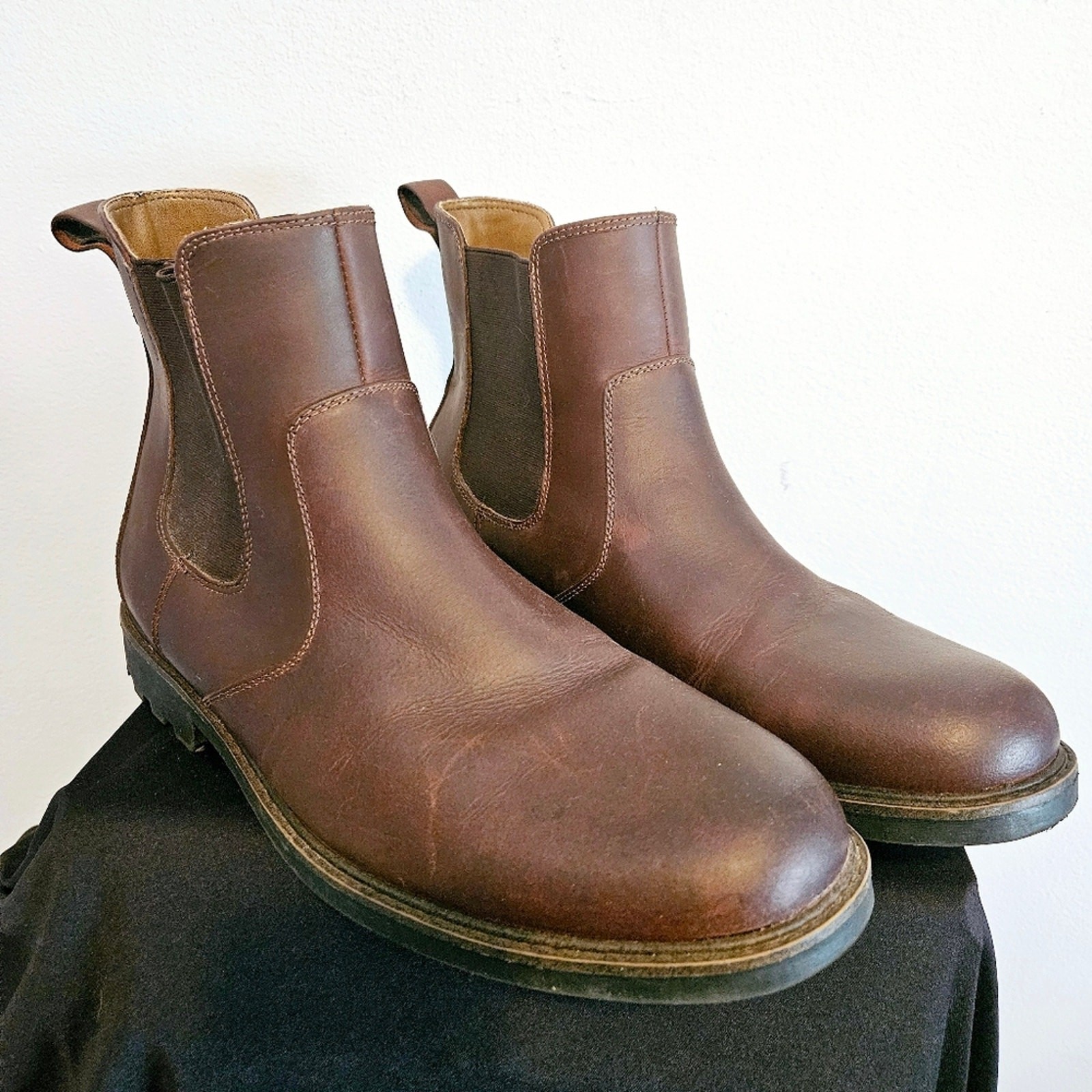 Rugged Waterproof BASS Pull-On Boots for Men Size 12