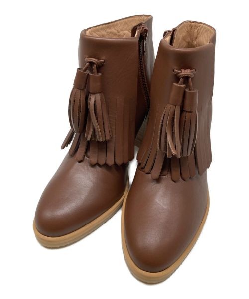 PELLICO SUNNY                    Tassel short boots brown