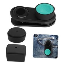 2 in 1 Pool Chalk Holder with Round  Square Replacement Heads, Magnetic -