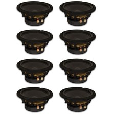 8 Goldwood Sound GW-8PC-8 Heavy Duty 8ohm 8" Woofers 330 Watts each Speakers