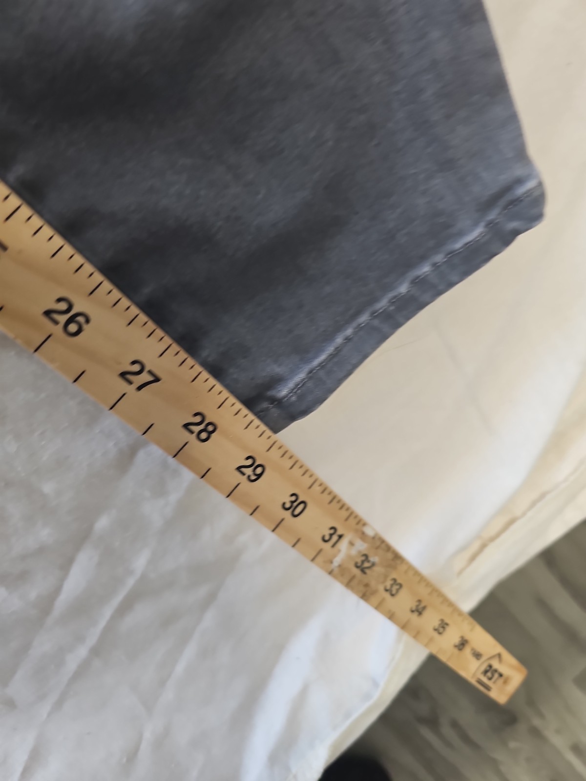 7 For All Mankind Slim Fit Grey Wash Denim Jeans A 1201 image 5