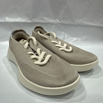 Allbirds Tree Runner Go Sneakers Women's 8.5 Gray Lace Up Platform Shoes EBS2822