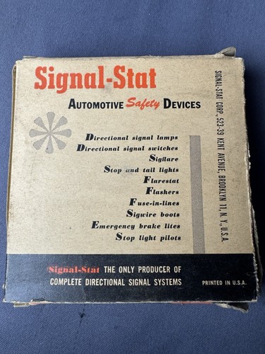 NIB Signal-Stat Truck Universal Fender Mounted Red Signal Light Lense 2678 - Bild 10 von 10