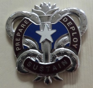 Army Medical Logistical command DI DUI UNIT CREST INSIGNIA PIN