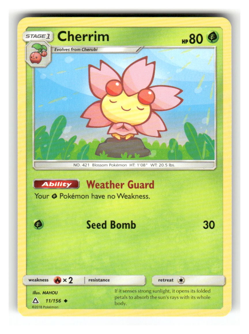 Cherrim 11/156 Uncommon Ultra Prism Pokemon Lightly Played