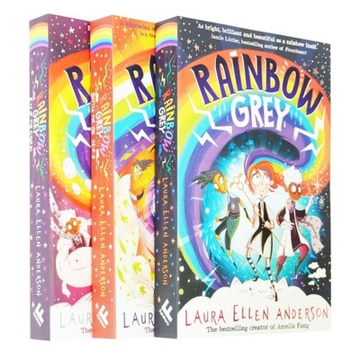 Rainbow Grey Series by Laura Ellen Anderson 3 Books - Ages 7-10 - Paperback