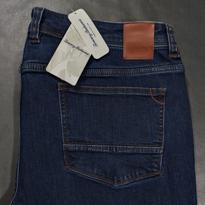 Tommy Bahama Men's Sand Drifter Bay 5-Pocket Jeans DK Indigo Wash Size 38x32