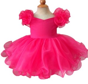 Jenniferwu Baby Girl Pageant Dress Handmade Beaded Dresses 12-18M