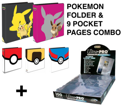 Pokemon Cards Foder ULTRA PRO POKEMON CARD FOLDER 2
