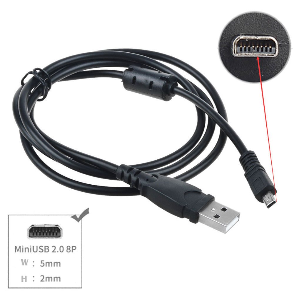 PwrON USB DC Charger Cable For Nikon Coolpix P100, P530 Cameras - 3.3ft Data & Power Cord