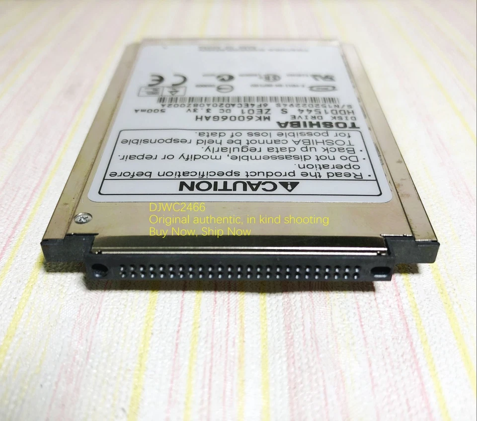 Toshiba 60GB Internal 4200RPM 1.8" (MK6006GAH) CF HDD - Image 2 of 4