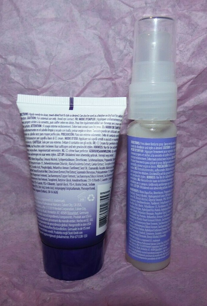 NEW ALTERNA CAVIAR Bond Repair Leave In Spray + Moisture CC Cream 2 Travel Size