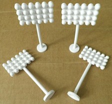 MICRO MACHINES 4x FLOODLIGHT PART SLOT CAR TRACK CORKSCREW CHALLENGE 1990 GALOOB