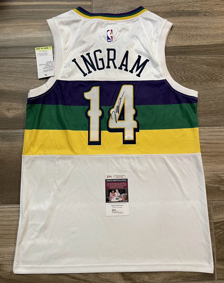 Brandon Ingram White New Orleans Pelicans Autographed Nike 2020-2021 City  Edition Jersey