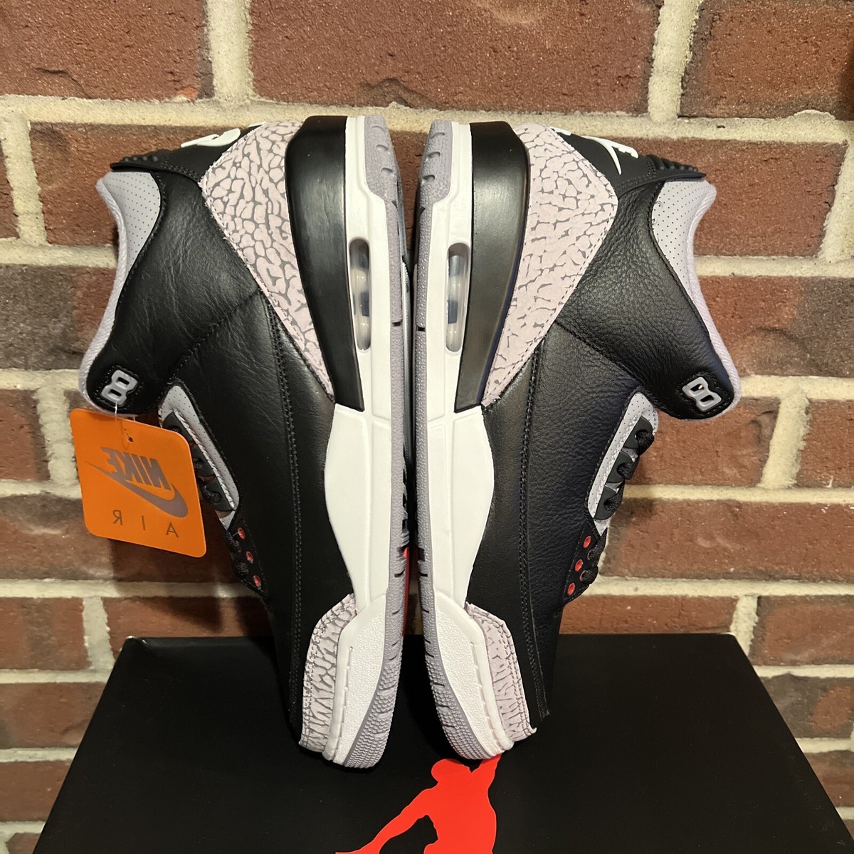 Nike Air Jordan 3 Retro OG Black Cement 2024 Men's Size 11