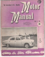 Motor Manual 1949 Mar Riley Roadster Ford Custom AJS 7 Guzzi Chevrolet Morris Tr