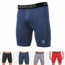 ARMEDES Men's Compression Pants Baselayer Cool Dry Sports Leggings Shorts 181