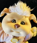 Koosas Vintage Cabbage Patch Kid Coleco Soft Velvet Dog CPK Koosa Fuzzy Blonde