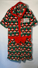 NWT Billizard Bay Mens Santa Christmas Sleepwear Romper Hooded Medium