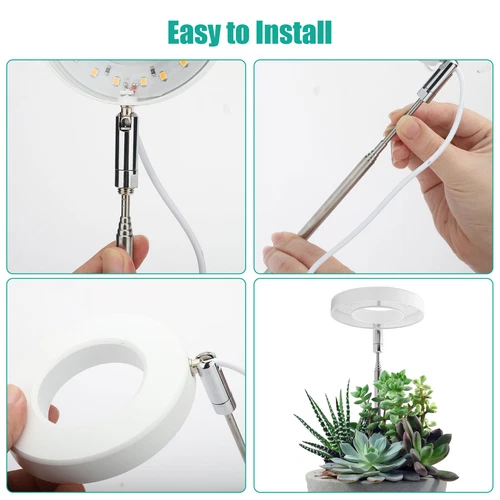 Plant Grow Light for Indoor Plant Full Spectrum LED Grow Light Auto Timer3/9/12h - Picture 9 of 11