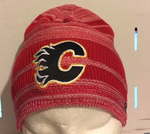 Calgary Flames, Hat, NHL Fan Gear, Adult, Reebok Face Off Collection