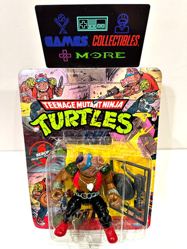 TMNT Ninja Turtles BEBOP 1990 UNPUNCHED Playmates ...