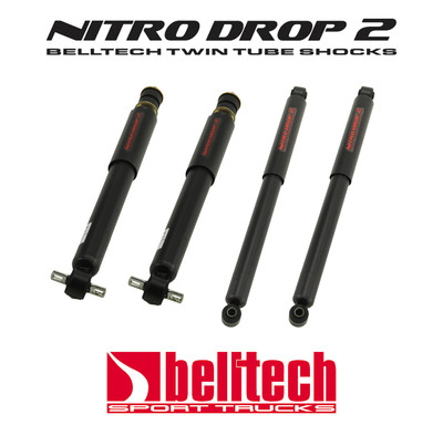 99 06 Chevy Silverado Gmc Sierra Nitro Drop 2 Front Rear Shocks For 4 6 Drop 2wd Ebay
