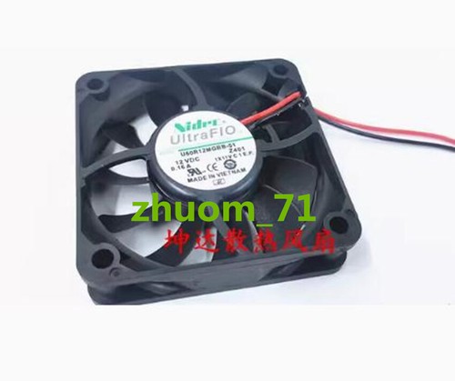 1PC Nidec U60R12MGBB-51 6CM 6015 12V Silent high air volume fan - Picture 2 of 3