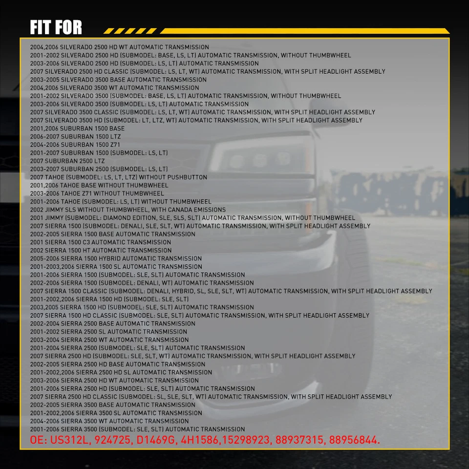 Cilindro de bloqueo de encendido para camiones Chevrolet Silverado Suburban Sierra 2004-2006 Foto 3 de 4