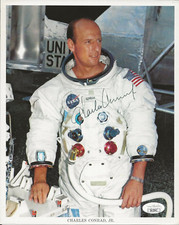 Charles Pete Conrad Jr. SIGNED NASA Promo Pho...