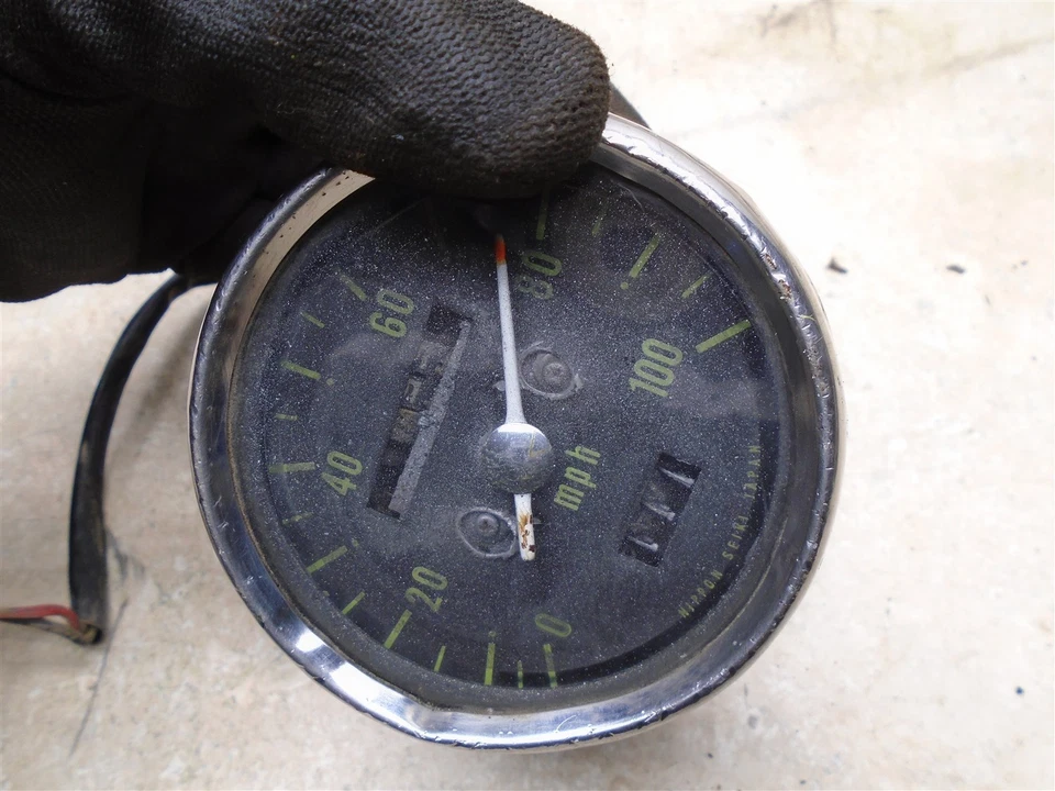 Velocímetro roto Kawasaki 350 F5 Big Horn F5 1972 BL KB125 Foto 3 de 4
