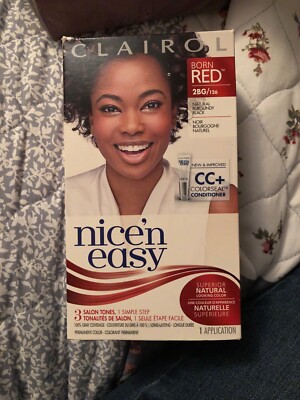 Clairol Nice N Easy Born Red 2BG Natural Burgundy Black