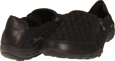 Skechers Breathe Easy - Wise Words Womens Sneaker Black US Size 7.5