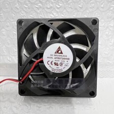 Delta AFB0724HHB 7015 DC24V 0.25A 7CM 2-Wire Dual Ball Inverter Cooling Fan