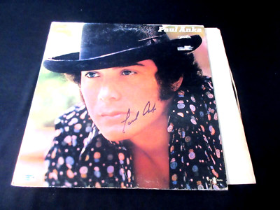 Paul Anka  Signed Auto 12'' Vinyl Record Album COA JSA