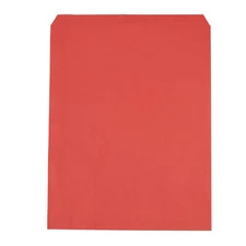 500 Paper Gift Bags Red Flat Retail Sales Merchandise 12 x 15
