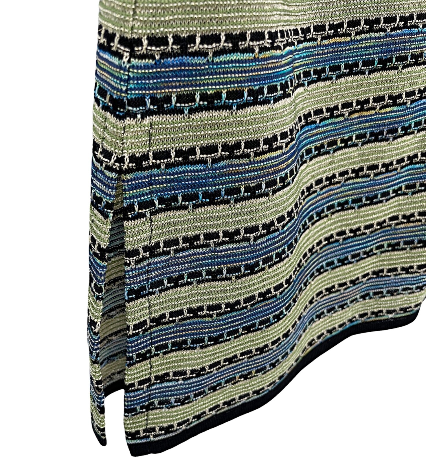 Exclusively Misook Womens L Metallic Collared Car… - image 5