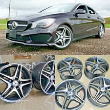 Mercedes 19 Inch C63 Rims Wheels Set4 New 198.5 Fits C300 C350 C250 C E350 Amg