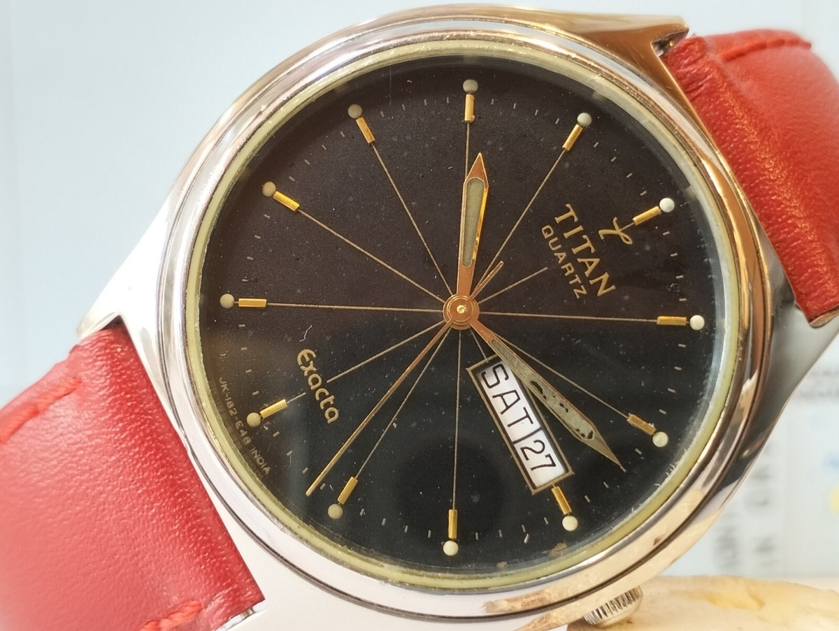 Quartz Exacta Titan Vintage Watch TITAN EXACTA QUARTZ BLACK