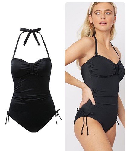 black swimsuit tesco
