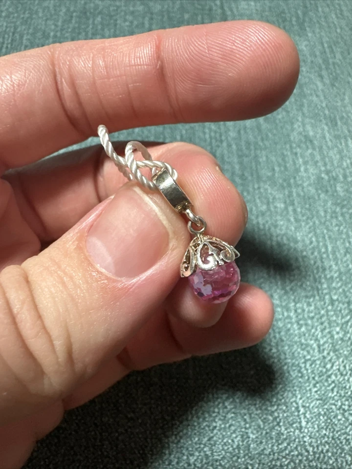 Dije colgante vintage Persona de plata de ley con etiquetas Foto 2 de 4