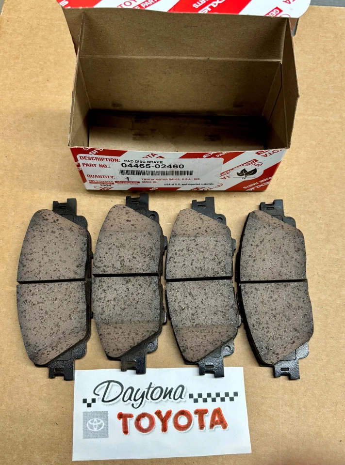 Pastillas de freno delanteras originales Toyota 04465-02460 1971-1980, 2020-2025 Corolla Foto 2 de 4