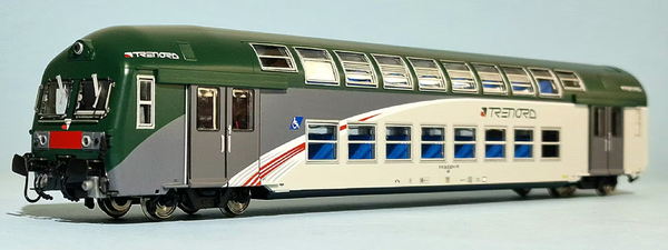 Vitrains 3442 Zwei Ebenen “Casaralta” Trenord Pilot Livery Weiß/GrüN-image