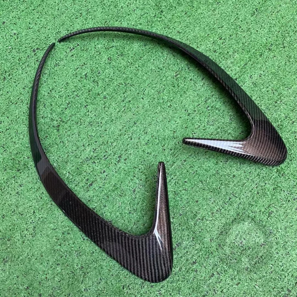 Barbatanas divisoras de para-choque traseiro de fibra de carbono canards para Mercedes Benz C292 GLE63 AMG - Imagem 4 de 4