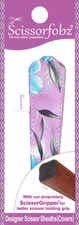SCISSORFOBZ Designer Scissors Sheath Cover Single Small Purple Tropical Flowers