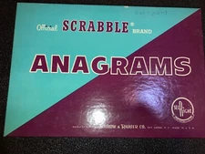 SPENCER TRACY Scrabble Anagrams Vintage Board Game (1953) Owned By Tracy's
