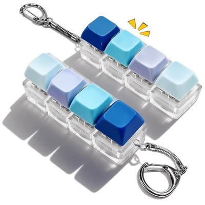 Tastatur Fidget Spielzeug Set Schlüsselanhänger Stressabbau Anti-Stress Toys