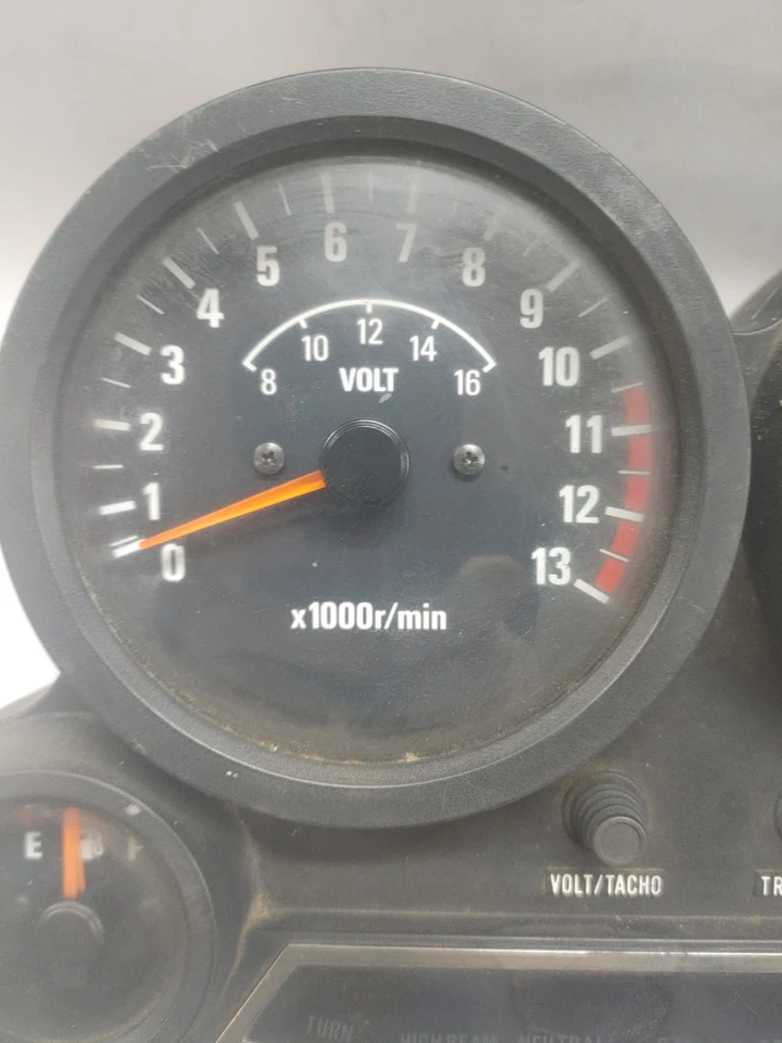 1984-1986 Kawasaki Ninja ZX900A Speedometer Tachometer Gauges Meters Assembly - Image 2 of 4