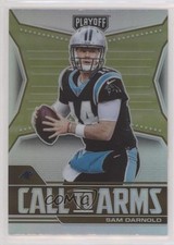 2021 Panini Playoff Call to Arms Silver Prizm Sam Darnold #CA-SDA 0s1o